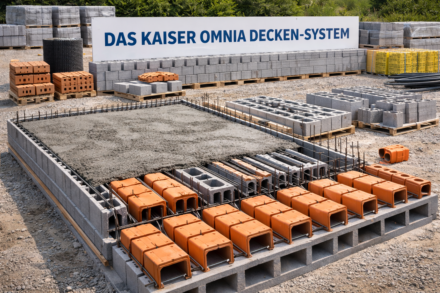 Kaiser-Omnia-Decken-System Installation
